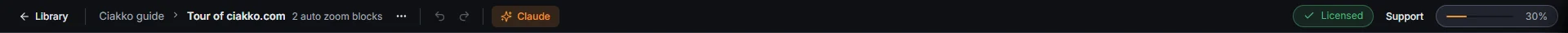 An export running