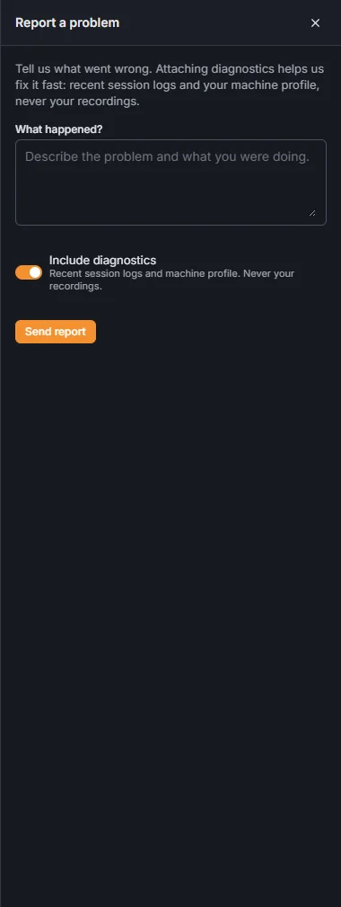 Report a problem