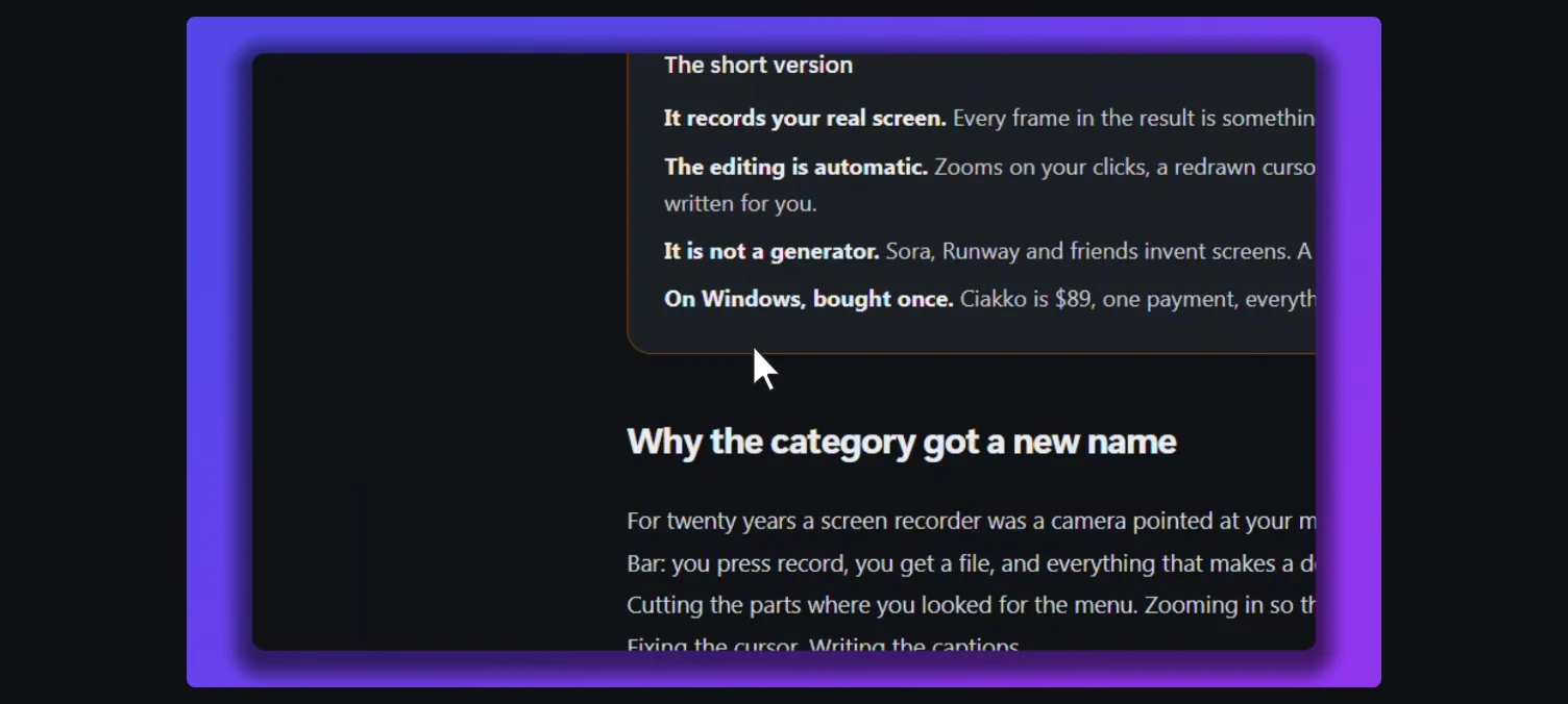 Inside a zoom